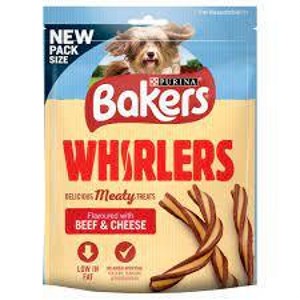 Bakers Whirlers Beef & Cheese Dog Treats